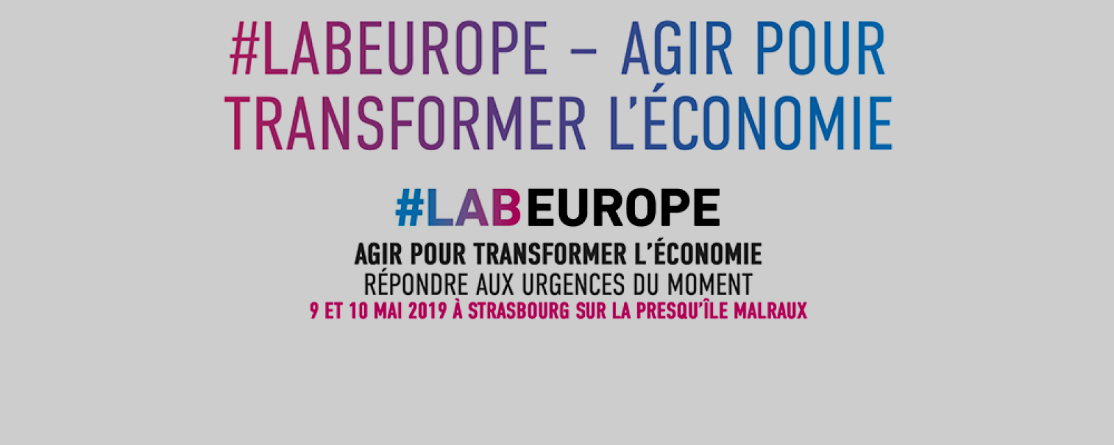 LabEurope Strasbourg mai 2019